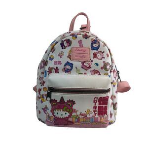 Loungefly Sanrio Hello Kitty Monster Costumes Mini Backpack Pink Faux Leather